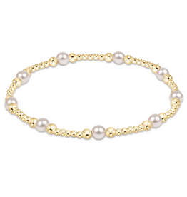 Enewton Enewton BPURPPE4G Purpose Pearl 4mm Gold Bracelet