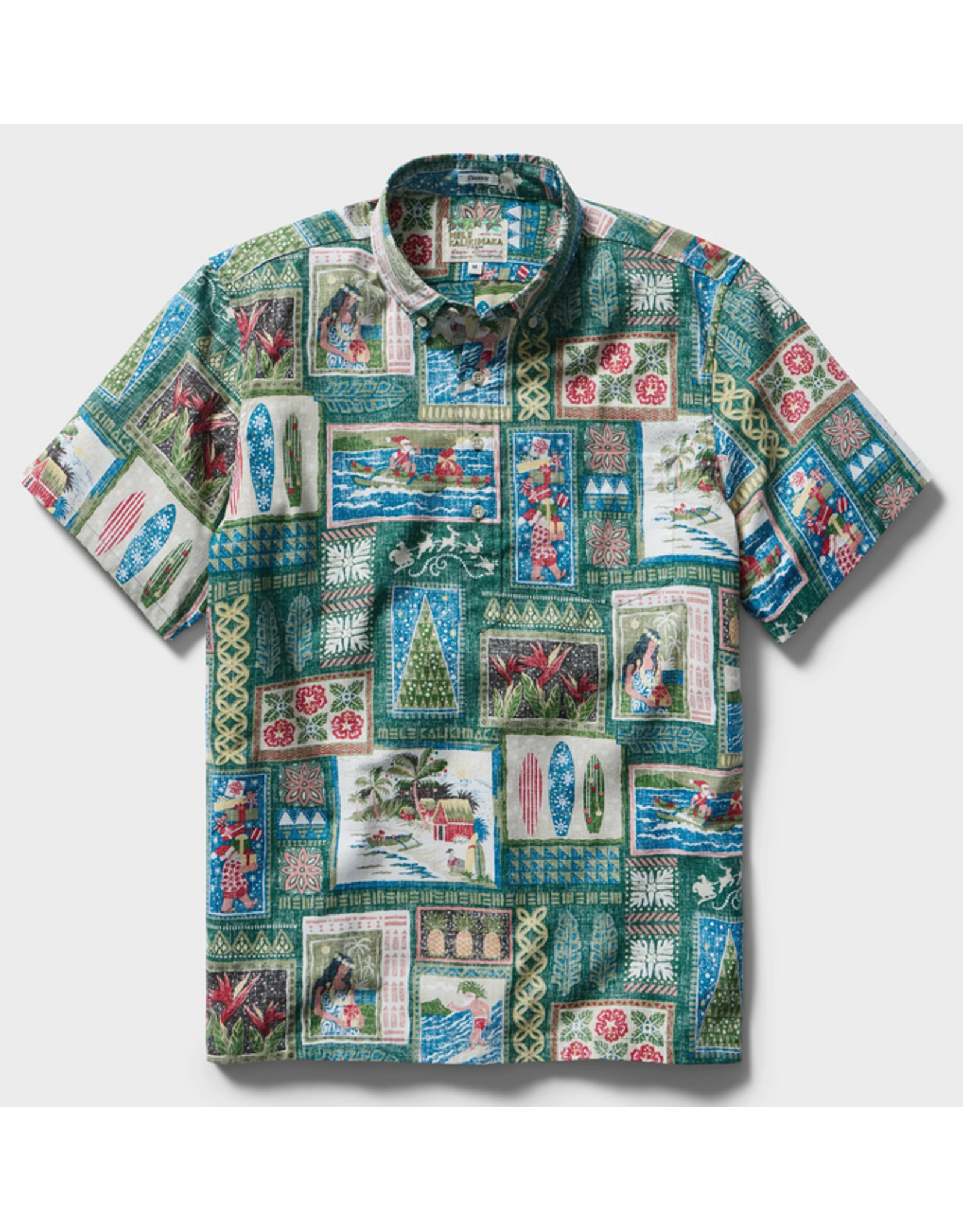 Reyn Spooner Reyn M733612626 Hawaiian Christmas Green 2026 PO