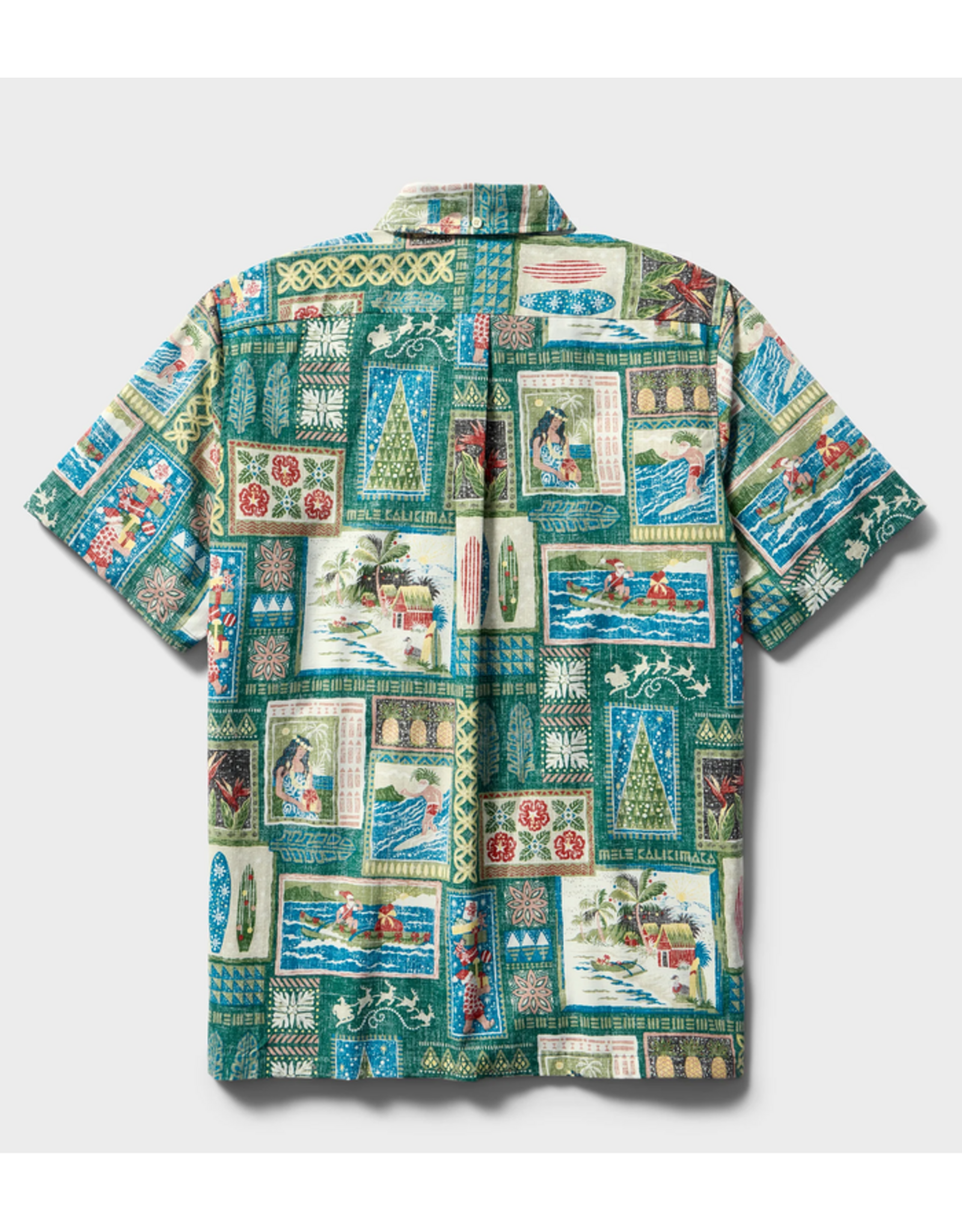 Reyn Spooner Reyn M733612626 Hawaiian Christmas Green 2026 PO