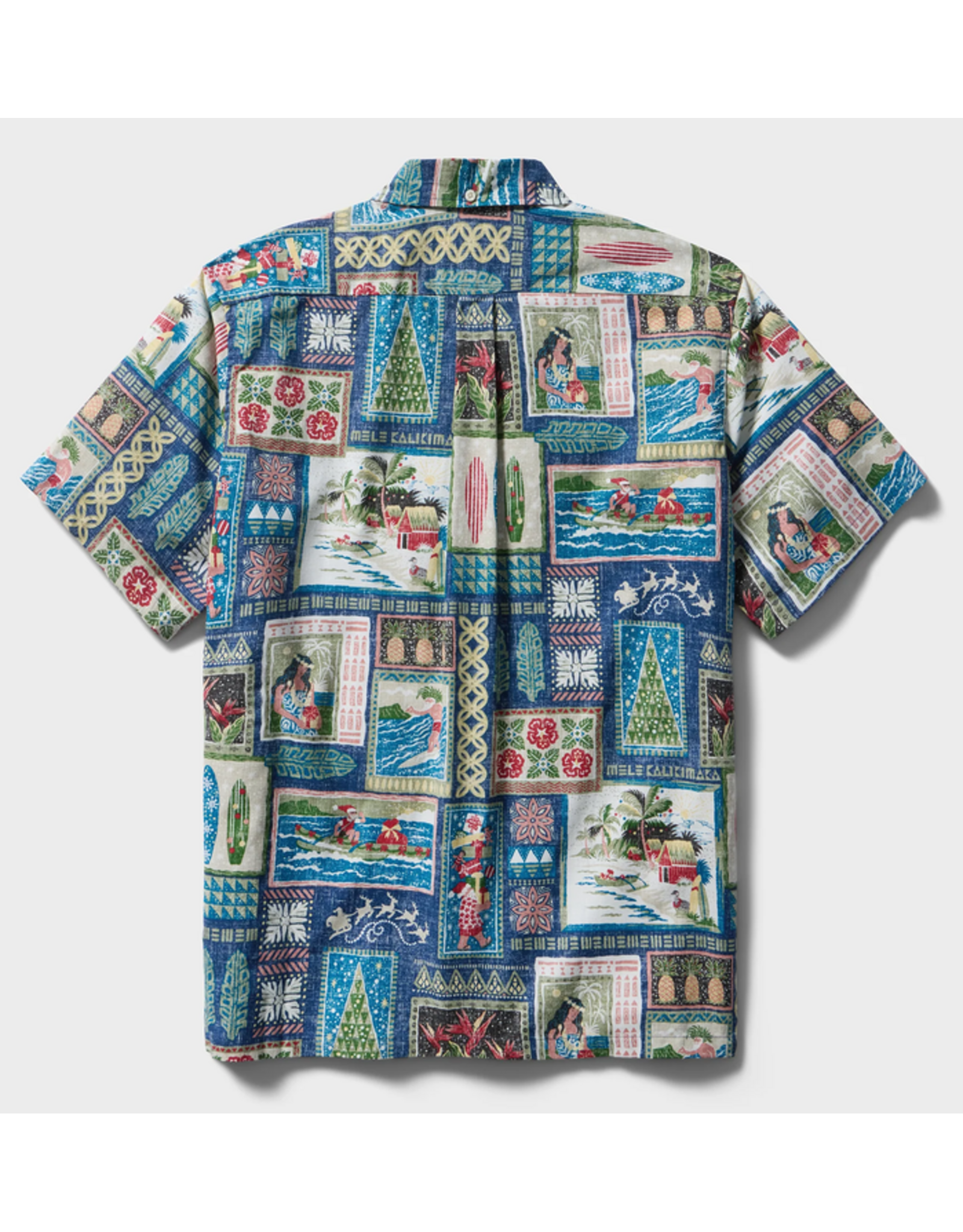 Reyn Spooner Reyn M733612526 Hawaiian Christmas Navy 2026 BF