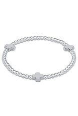 Enewton ENewton BEXSCSSSS Extends Signature Cross 3mm Sterling Silver Bracelet