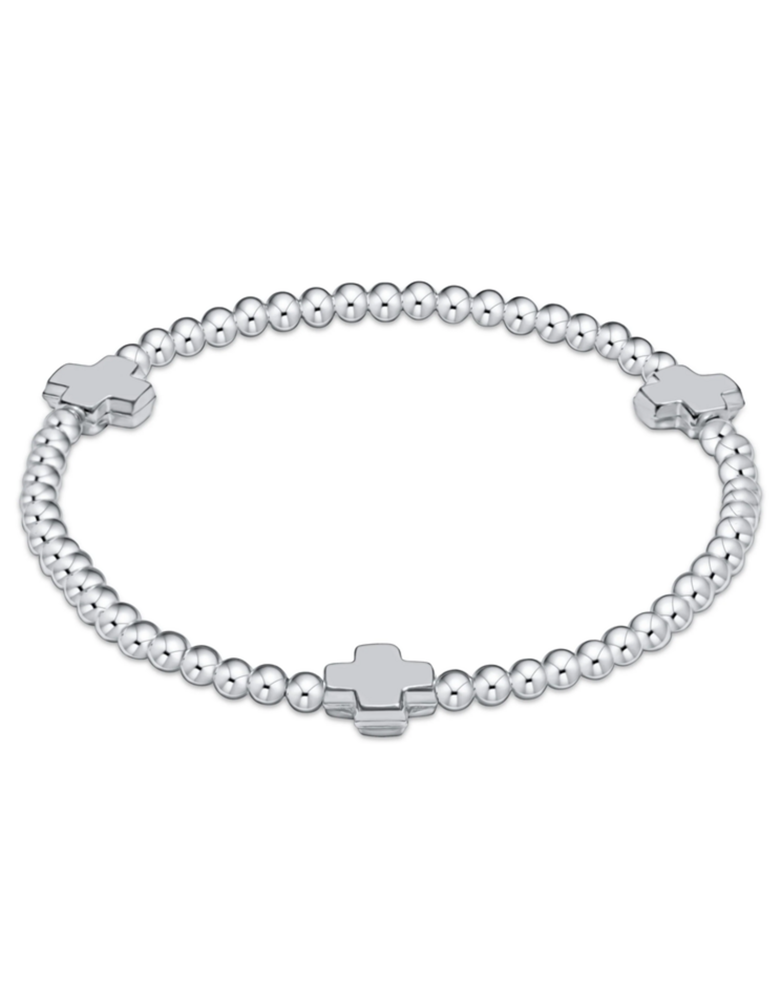 Enewton ENewton BEXSCSSSS Extends Signature Cross 3mm Sterling Silver Bracelet