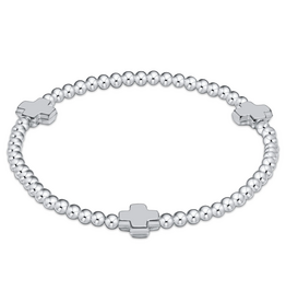 Enewton ENewton BEXSCSSSS Extends Signature Cross 3mm Sterling Silver Bracelet