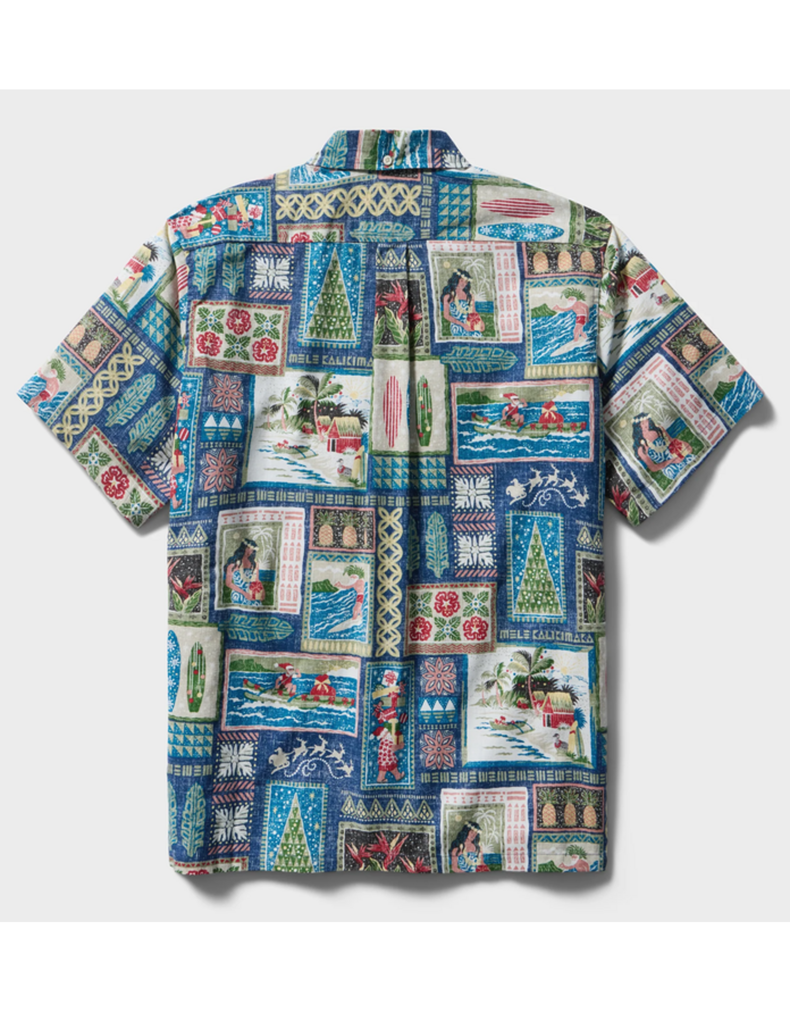 Reyn Spooner Reyn M733612526 Hawaiian Christmas Navy 2026 BF