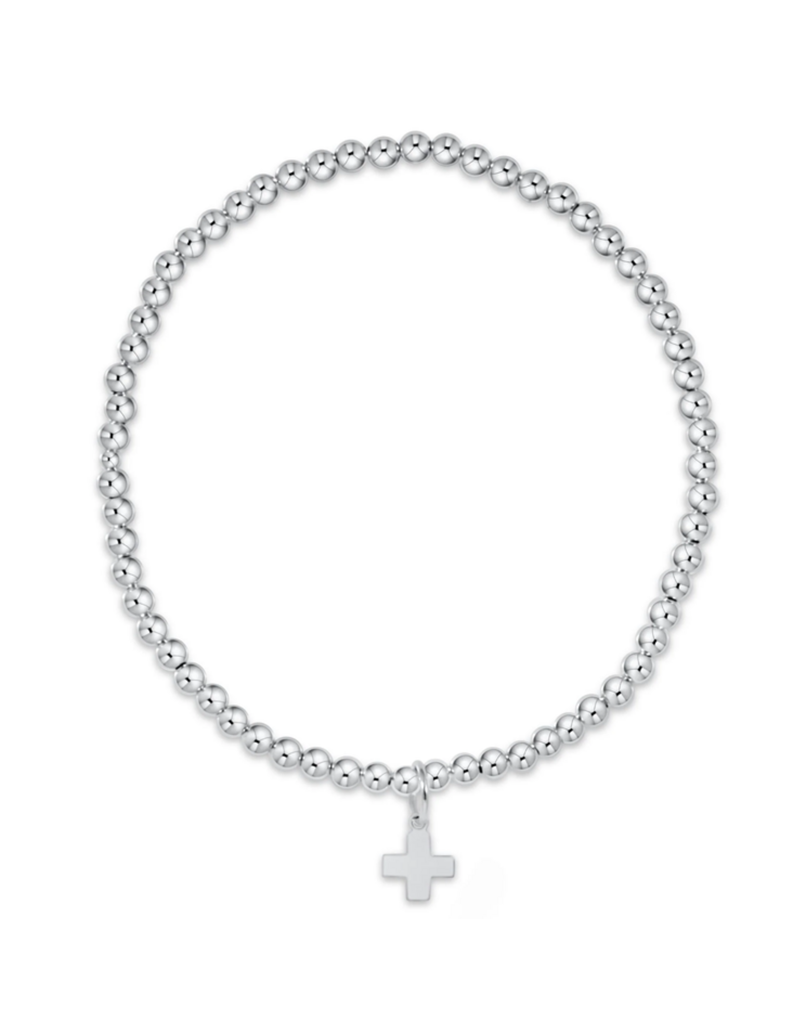 Enewton Enewton BCLSS3SCS Classic Sterling 3mm Signature Cross Bracelet
