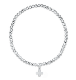 Enewton Enewton BCLSS3SCS Classic Sterling 3mm Signature Cross Bracelet
