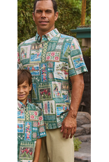 Reyn Spooner Reyn M733612526 Hawaiian Christmas Green 2026 BF