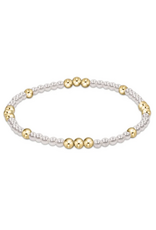 Enewton Enewton BWOPE3 Gold  Worthy Pattern 3mm Pearl Bead Bracelet