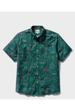 Reyn Spooner Reyn M736313326 Surfin Santa Performance Core Pine BF