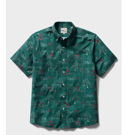 Reyn Spooner Reyn M736313326 Surfin Santa Performance Core Pine BF