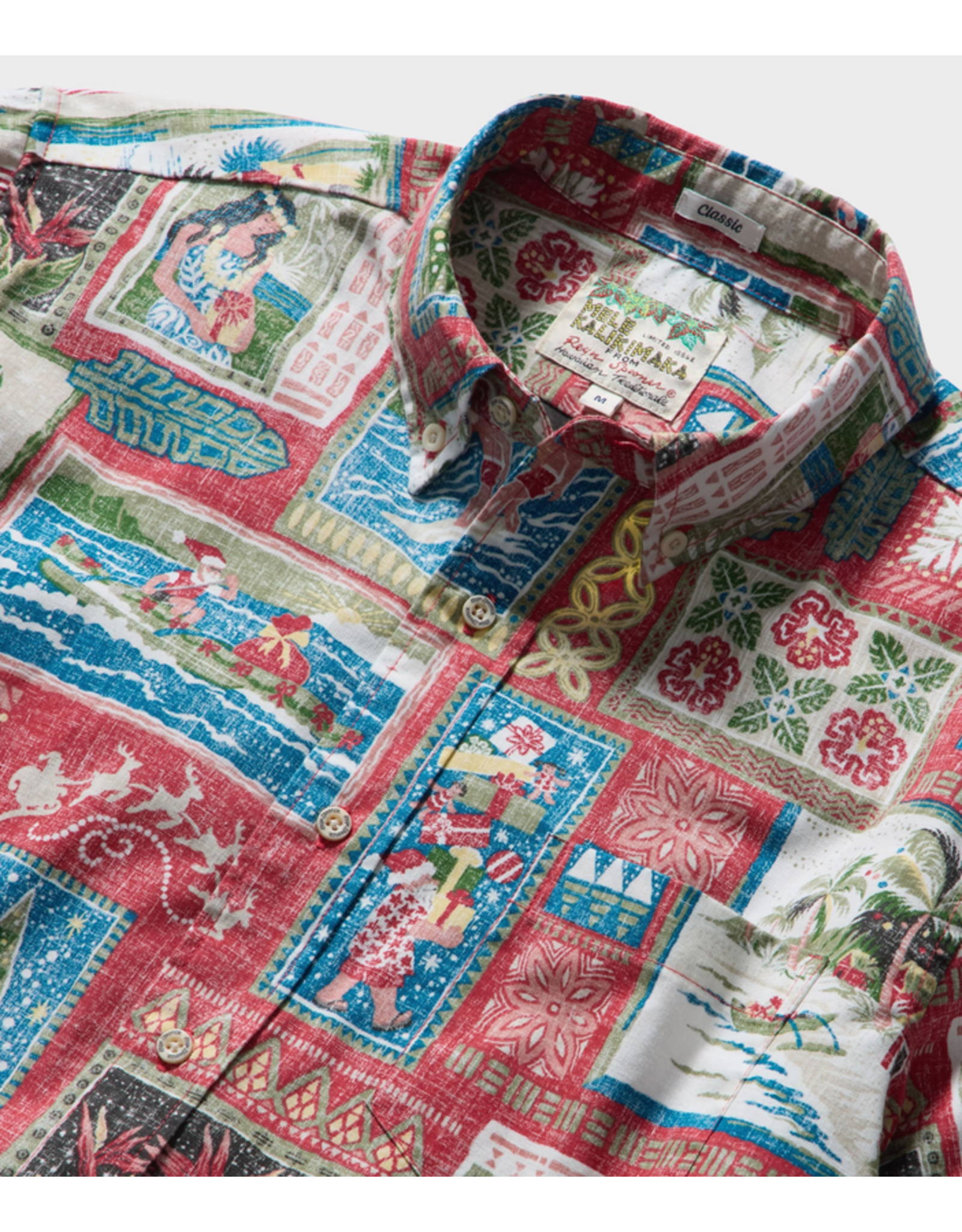 Reyn Spooner Reyn M733612526 Hawaiian Christmas Red 2026 BF