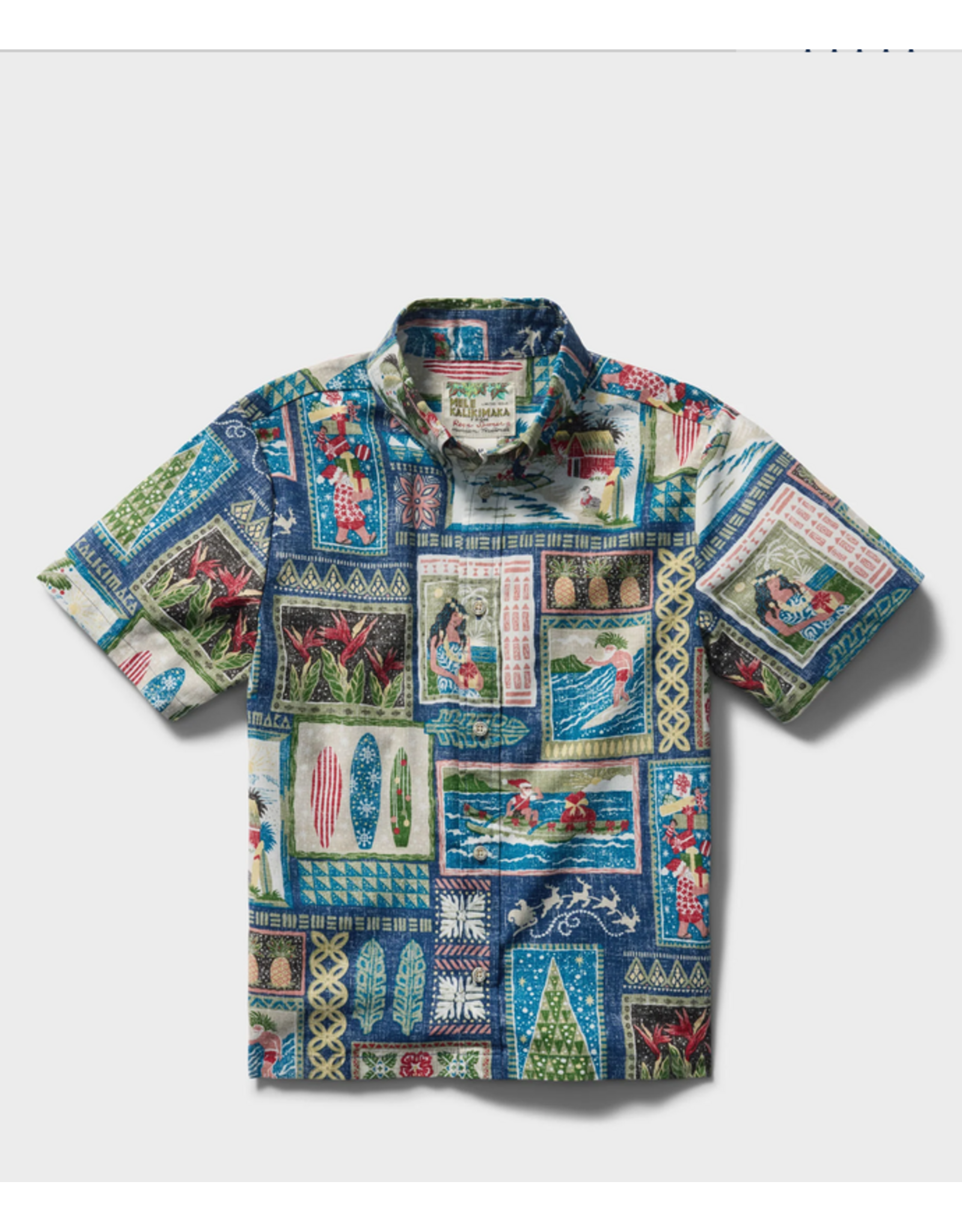 Reyn Spooner Reyn K73326026 Hawaiian Christmas Navy2026 KBF