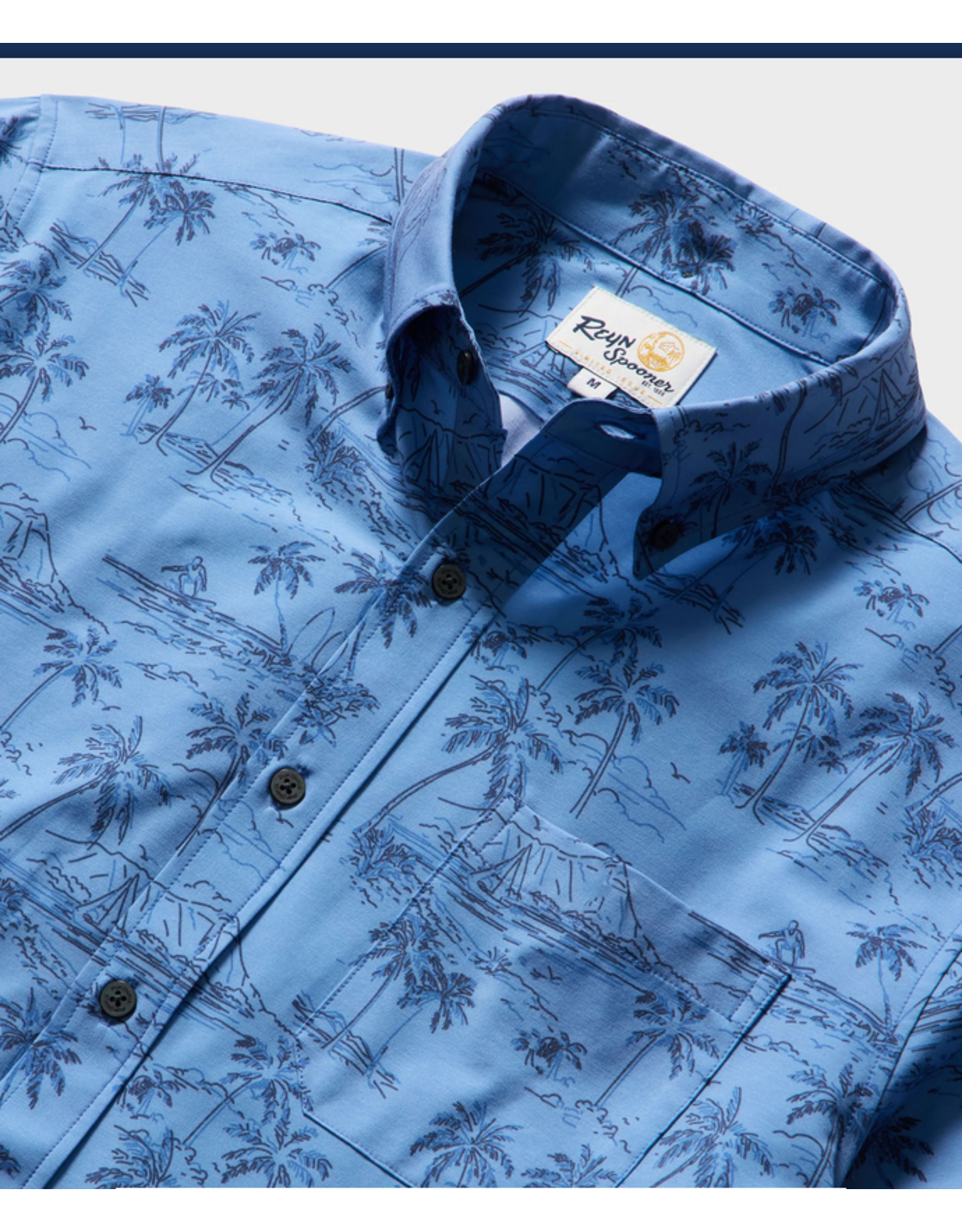 Reyn Spooner Reyn M748113326 Diamond Head PBF 0006 Blue