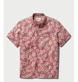 Reyn Spooner Reyn M629912524 Biscus Bounty Button Front 0359 Earth Red