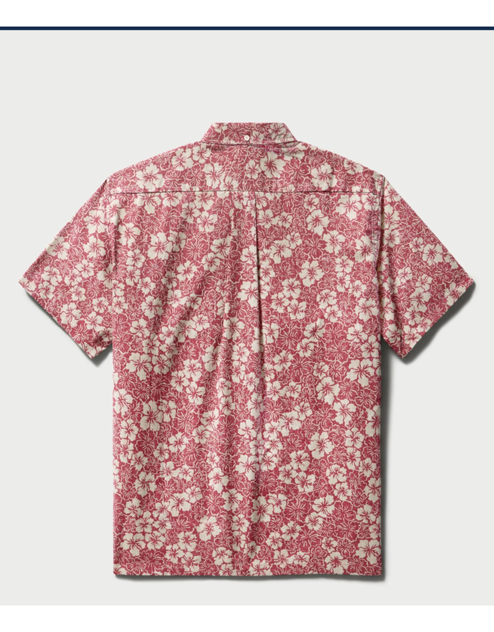 Reyn Spooner Reyn M629912524 Biscus Bounty Button Front 0359 Earth Red