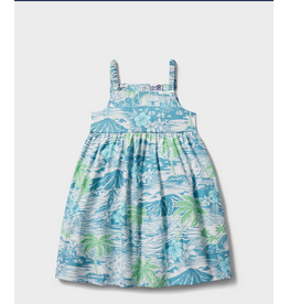 Reyn Spooner Reyn K708591226 Paradise Found Girls Sundress Adriatic Blue
