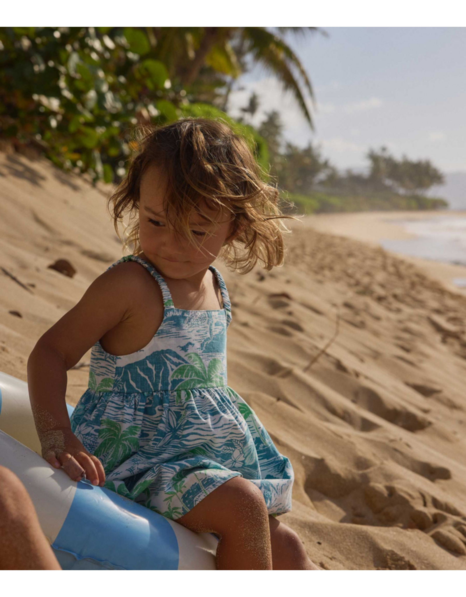 Reyn Spooner Reyn K708591226 Paradise Found Girls Sundress Adriatic Blue