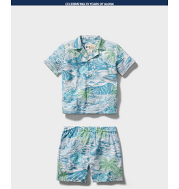 Reyn Spooner Reyn K708529026 Paradise Found Toddler Cabana Set Adriatic Blue
