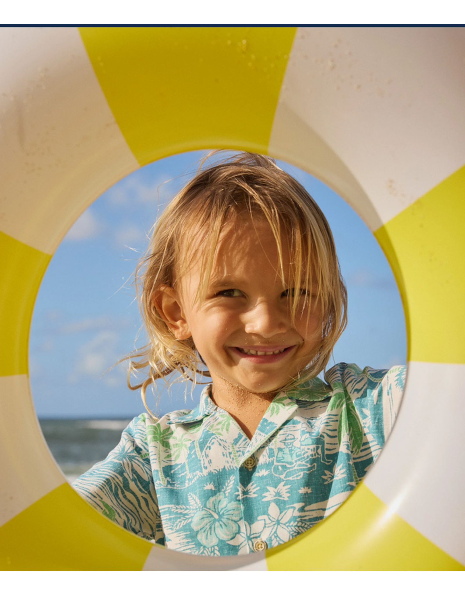 Reyn Spooner Reyn K708529026 Paradise Found Toddler Cabana Set Adriatic Blue
