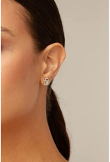 Uno de 50 Uno PEN0885MTL0000U Unlock Lock & Key Post Earrings