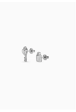 Uno de 50 Uno PEN0885MTL0000U Unlock Lock & Key Post Earrings