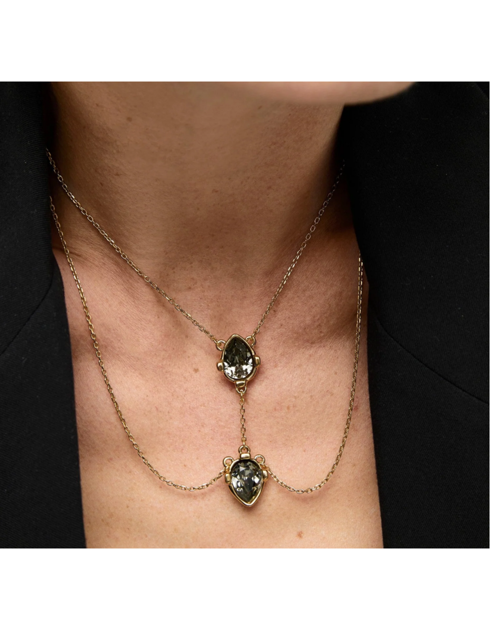 Uno de 50 Uno de 50 COL2077GRSORO0U Shadow Necklace