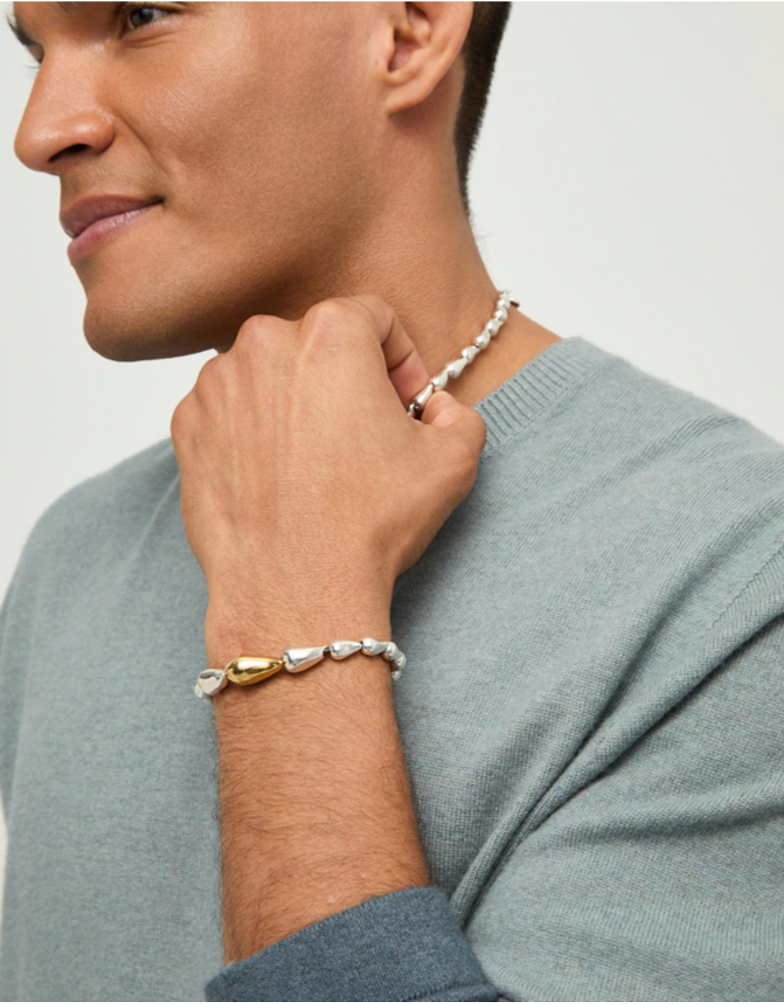 Uno de 50 Uno de 50 PUL2663OROMTLM Medelux Gold Bracelet Med