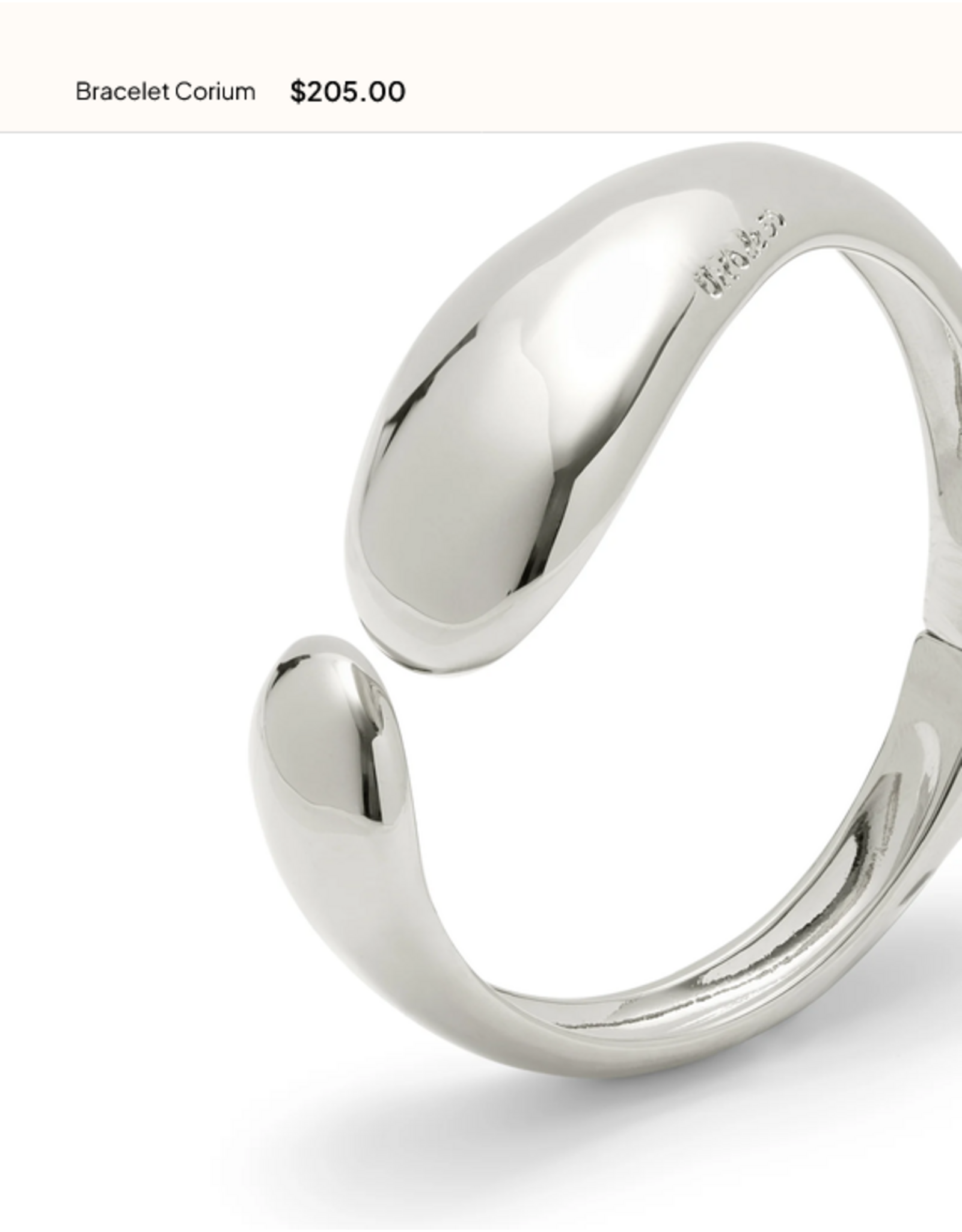 Uno de 50 Uno de 50 PUL2647MTL0000L Corium Large Bracelet
