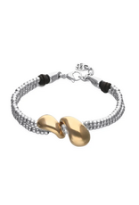 Uno de 50 Uno de 50 PUL2662OROMTL0M Axis Med Gold Bracelet
