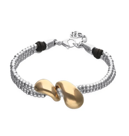 Uno de 50 Uno de 50 PUL2662OROMTL0M Axis Med Gold Bracelet