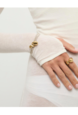 Uno de 50 Uno de 50 PUL2662OROMTL0M Axis Med Gold Bracelet