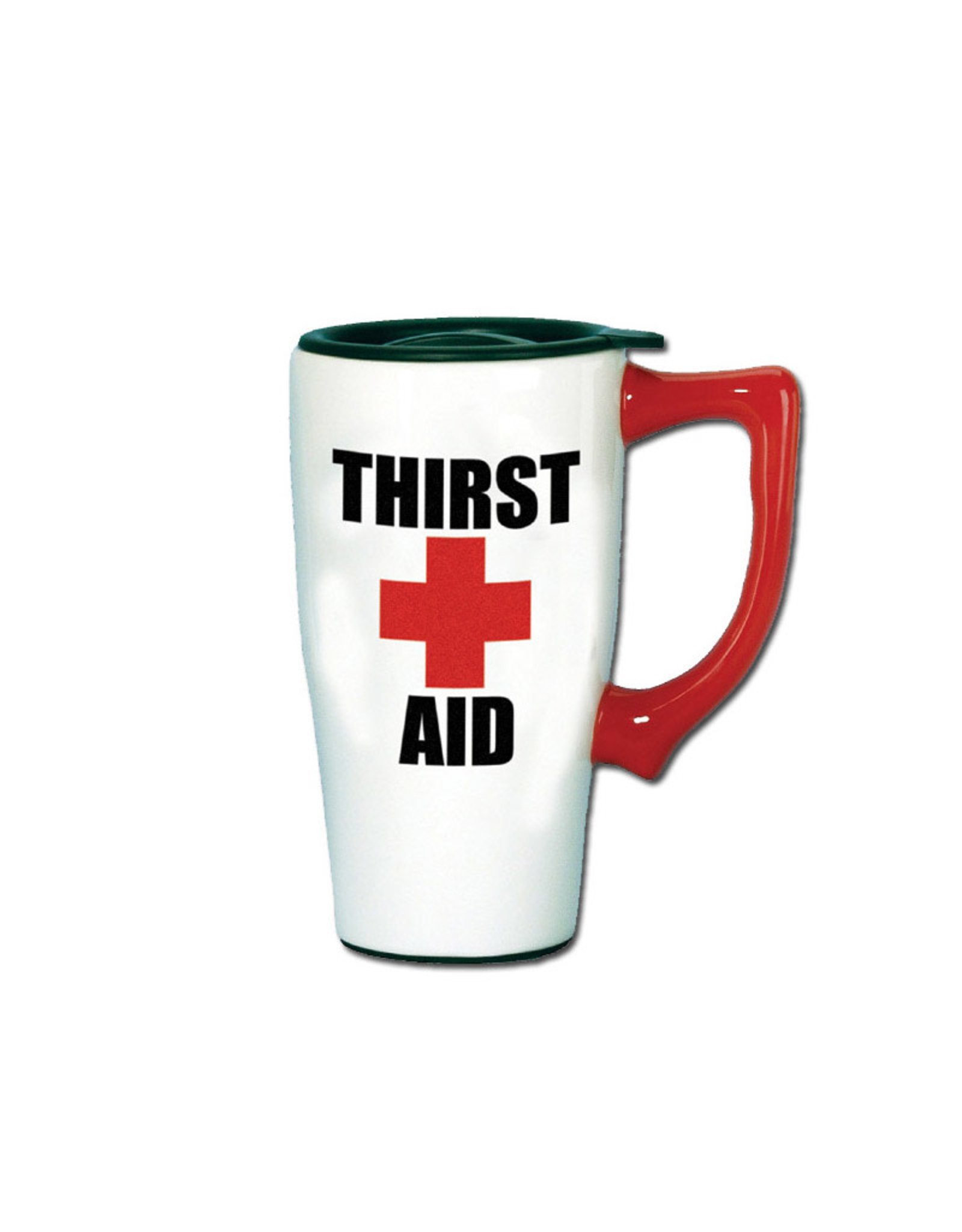 Thirst Aid Ceramic Travel Mug The Crazy Box