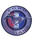 Ford ( Embossed Metal Plate )  Mustang