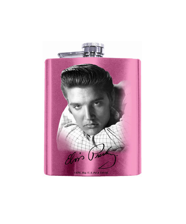 Elvis Presley ( Flask ) Pink
