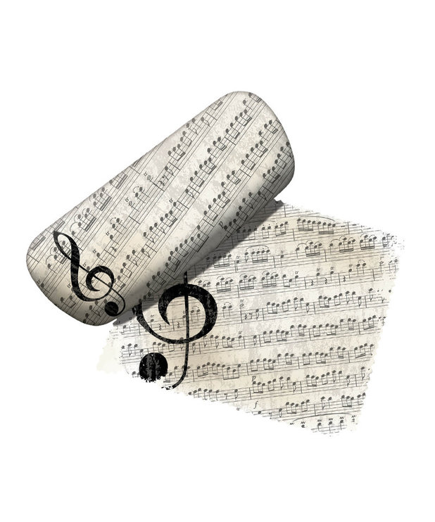 Music Notes ( Eyeglass Case )