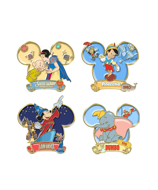 Disney ( Collectable Enamel Pins Set )