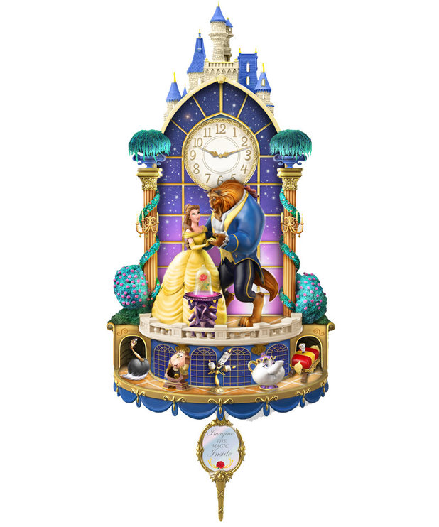Disney ( Animated Clock ) The Beauty and the Beast