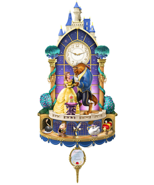 Disney ( Horloge Animée ) La Belle et La Bête