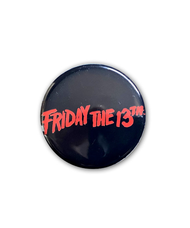 Friday The 13th ( Button ) Logo
