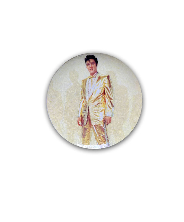 Elvis Elvis Presley ( Button ) Gold