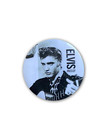 Elvis Elvis Presley ( Button ) Black and White