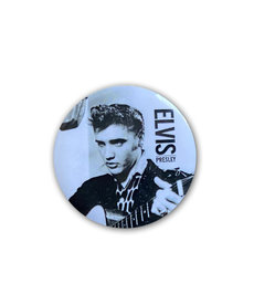 Elvis Elvis Presley ( Macaron ) Noir et Blanc
