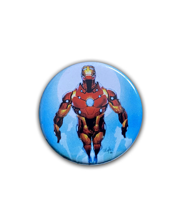 Marvel Marvel ( Button ) Iron Man in the Sky