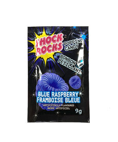 Shock Rocks (  Sparkling Candy 9g. ) Blue Raspberry