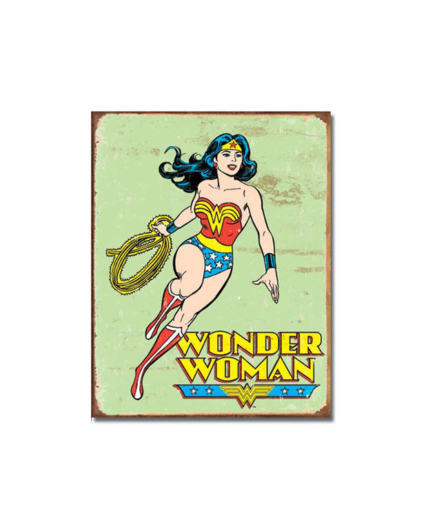 Dc comics Dc Comics ( Metal Sign 12.5 X 16 ) Wonder Woman Retro