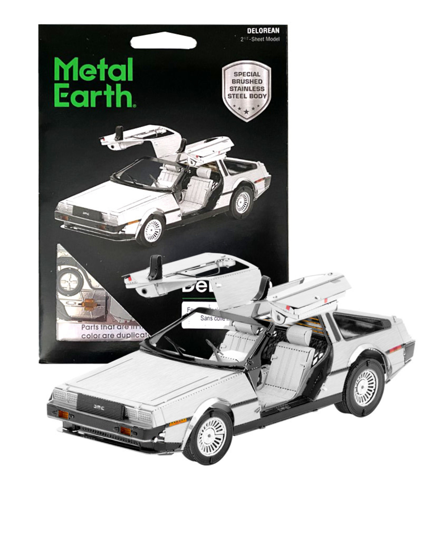 metal earth delorean