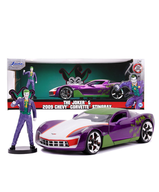 Joker ( Voiture de collection en métal  1:24 ) Corvette Stingray 2009