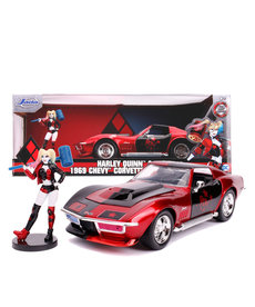 Harley Quinn ( Voiture de collection en métal 1:24 ) Corvette Stingray