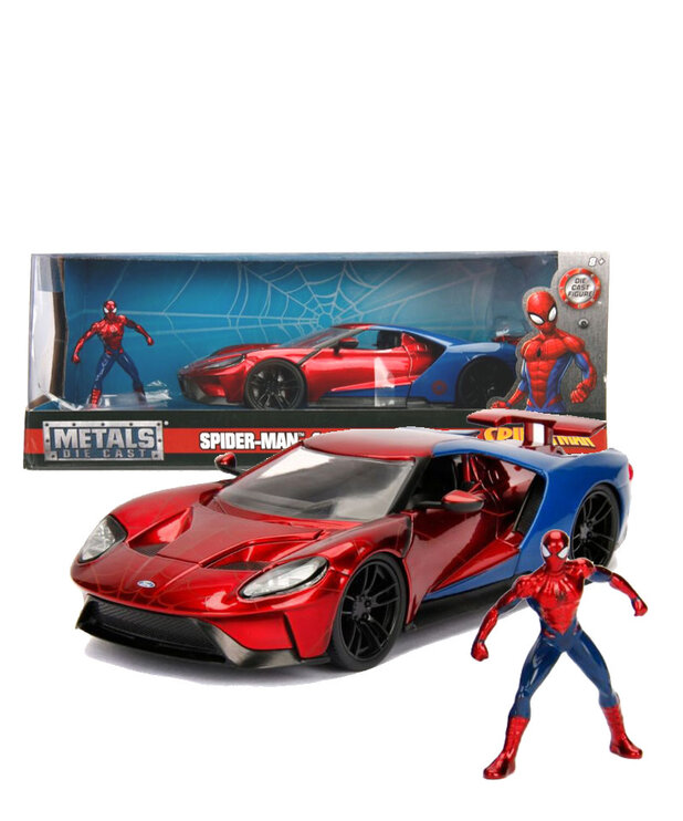 Spider-man ( Voiture de collection en métal 1:24 ) Ford GT