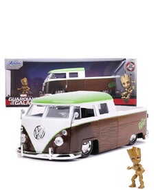 Groot ( Voiture de collection en métal 1:24 ) 1963 Volkswagen bus Pickup